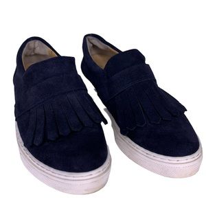 Anthropologie suede sneaker